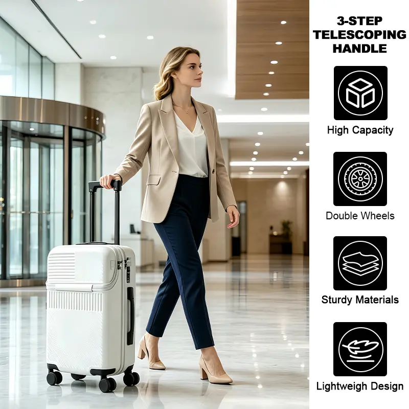 1pc 20 Inch Luggage+Bag, Travel Function Boarding Case, Luggage with Password Lock And Wheels, Suitable for Daily Use As A Neutral Bag Big Capacity Suitcase