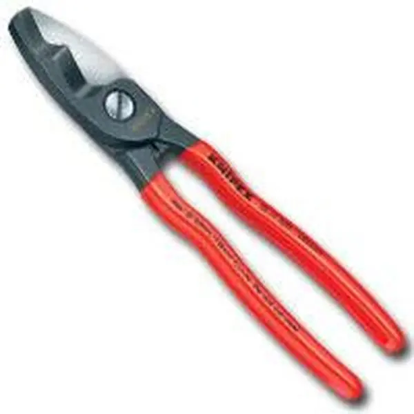 Knipex 8-in Battery Cable Cutter, Heavy-Duty Hand Cutting Tool for Wire Cutting, Wire Cutters, Cutter Wire Cutters