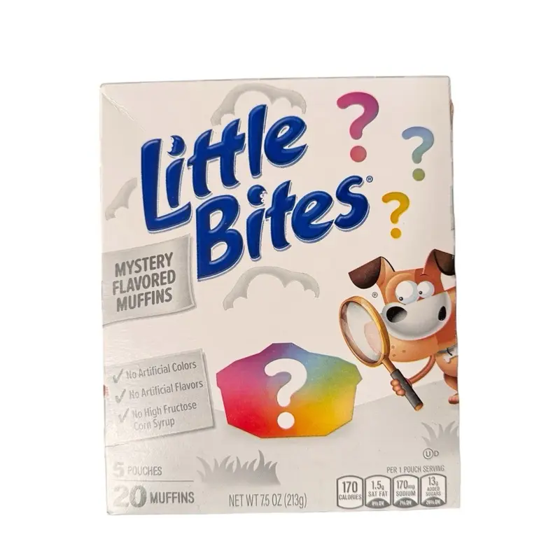 Little Bites Muffin Mystery Flavor- 5 pouches per Box