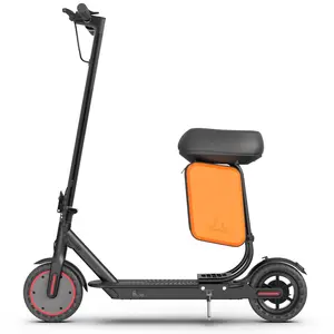 Electric Scooter - 8.5" Solid Tires, 350W Motor, Up to 19MPH& Miles Long-Range Portable Commuting Scooter for Adults with Double Braking System, App
