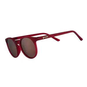 I'm Wearing Burgundy? - goodr Dark Red Circle G Round Polarized Sunglasses