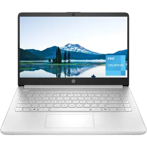 HP 14 inch Laptop, HD Display, INTEL(R) N150, 4 GB RAM,128GB, Intel UHD Graphics, Windows 11 Home in S Mode, Natural Silver Laptop 14-dq6011dx
