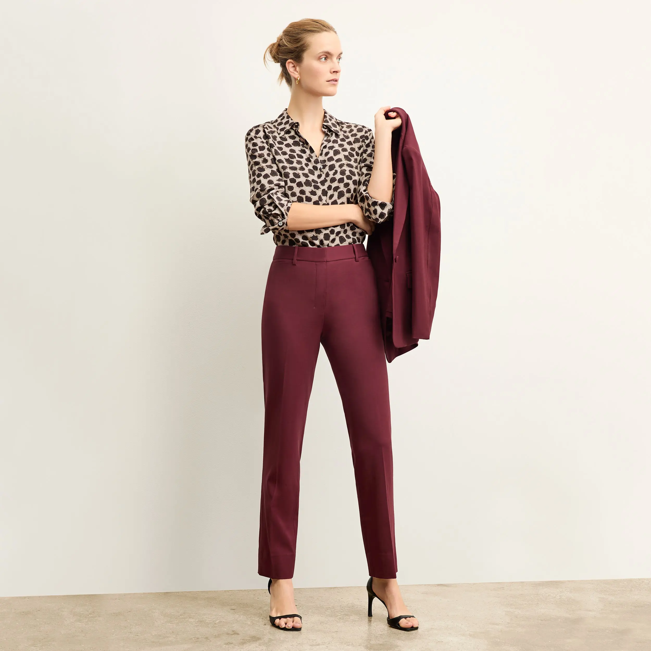 Smith Pant - Italian Wool Twill :: Shiraz