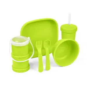 Big Kids Tableware Set USA Made from Recycled Materials