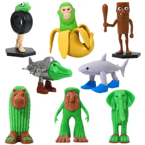 Brr Brr Patapim & More - Brainrot Toys Collectible Animal Figures,8Pcs Brainrot Action Figures Tralalero Travala Toy Set With Tralalero Travala,Tung Tung Tung Sahur