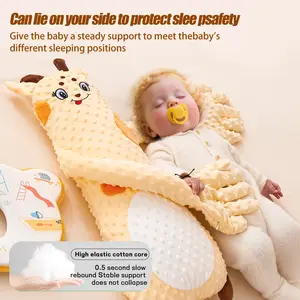 Baby Sleep Pillow, Large White Goose Ventilation Patting Soothing Pillow Palm-Shaped Animal Design Sleep Aid, Patting Hand Baby Sleep Companion Sleep and Bedtime