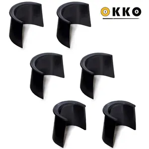OKKO Pool Table Rubber Pocket Liners 4", Set of 6