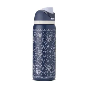 [PRE ORDER_SHIPPING 15–20 DAYS] Owala FreeSip Not My First Rodeo Stainless Steel Bottle – 24oz/32oz Insulated, Cute Leak-Proof Water Bottle for Women & Girls, Perfect for School, Work, Gym & Outdoor Activities