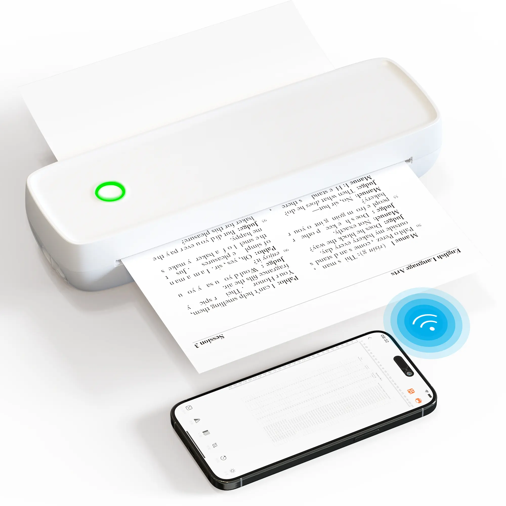 KNAON Wireless Portable Printer A80 ink less KNAON Wireless Portable Printer A80 ink less