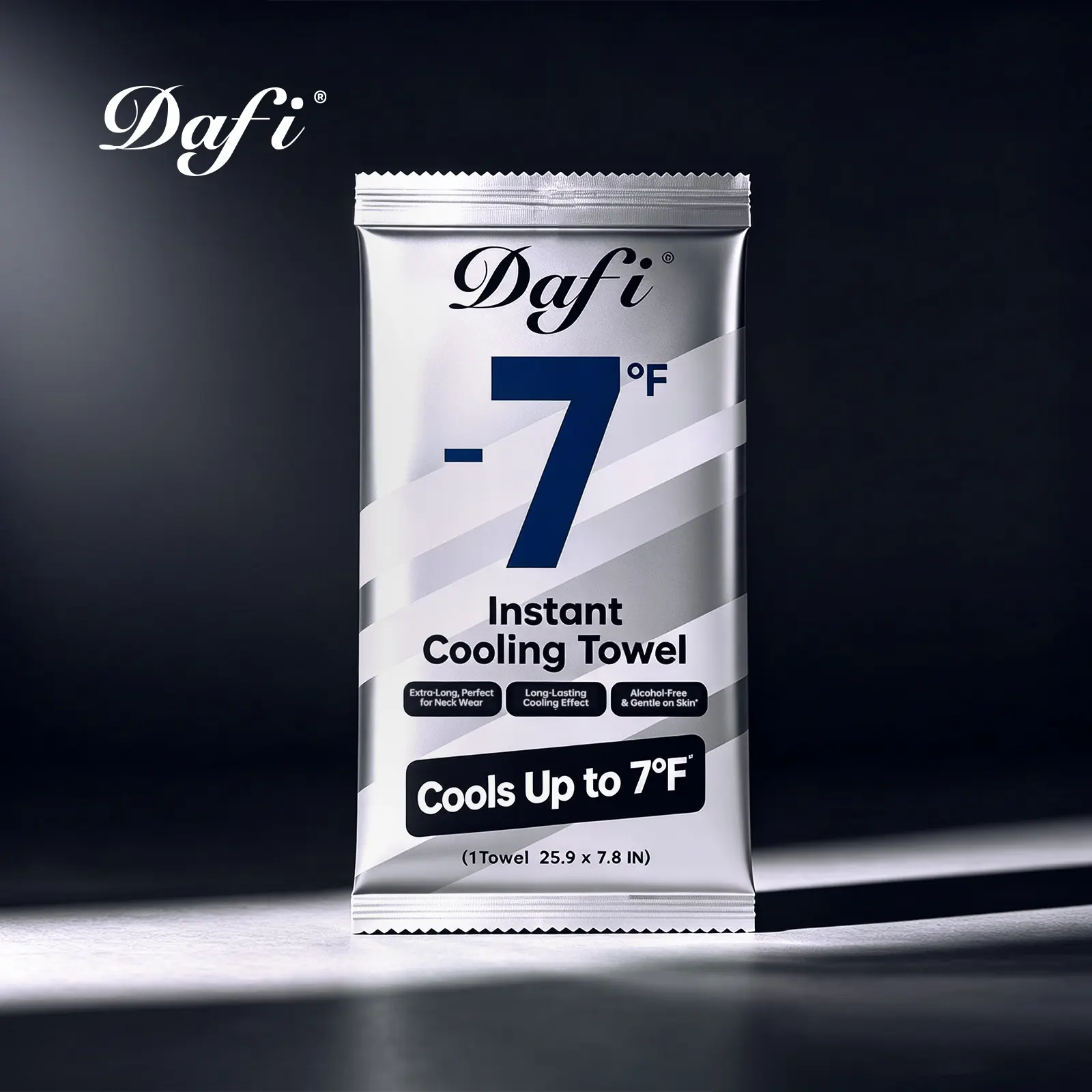 DAFI Instant  Cooling Towel --Clean White