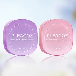 PLEACOZ Women's Solid perfume Natural Ingredients Alcohol Free and Non greasy Travel Suit with Built in Mirror Portable Fragrance Repairing, Lasting Fragrance, Practical and Exquisite Gift for Girlfriend Floral Cologne Floral Blend Aroma