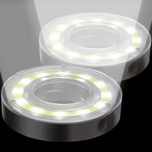 LED Glowing Night Golf Lights, Glowing Putting Green Flags & Poles, Glowing Hole Lights for Night Golf Party Camping (2 Pieces)