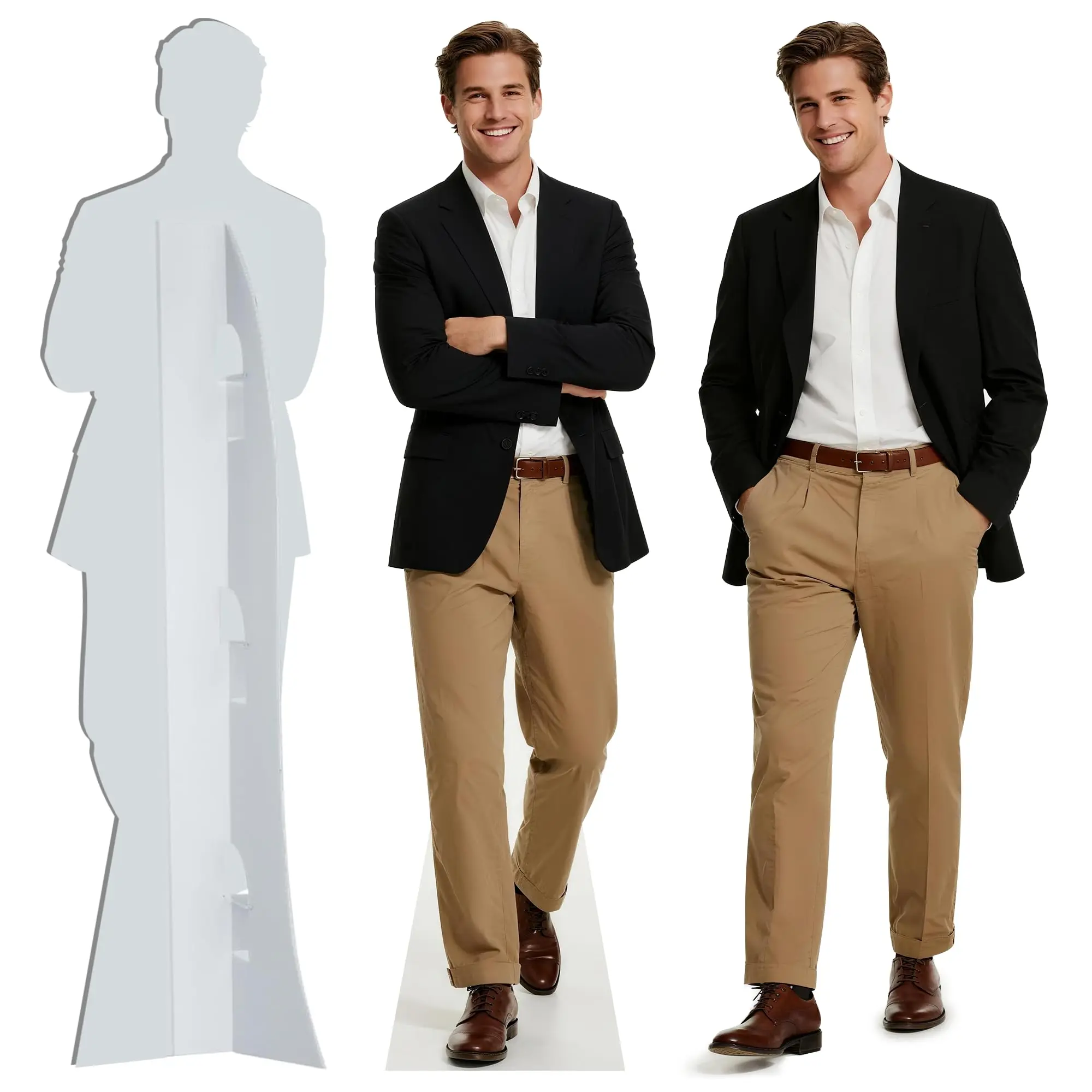 1pc Life Size Cardboard Cutout – Custom Photo Standee, Print, Perfect for Weddings, Parties, Birthdays & Events, 1-6 Feet, Upload Your Image