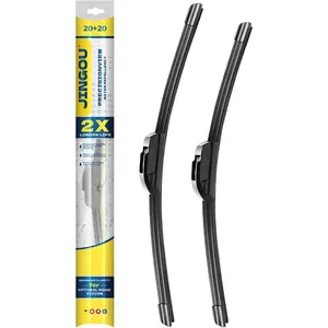 20''+20'' Front Windshield Wiper Blades Compatible With 1999-2007 F-150,Expedition,2003-2014 E-150 OEM QUALITY Premium All-Season Automotive Replacement Wipers (Pack of 2)