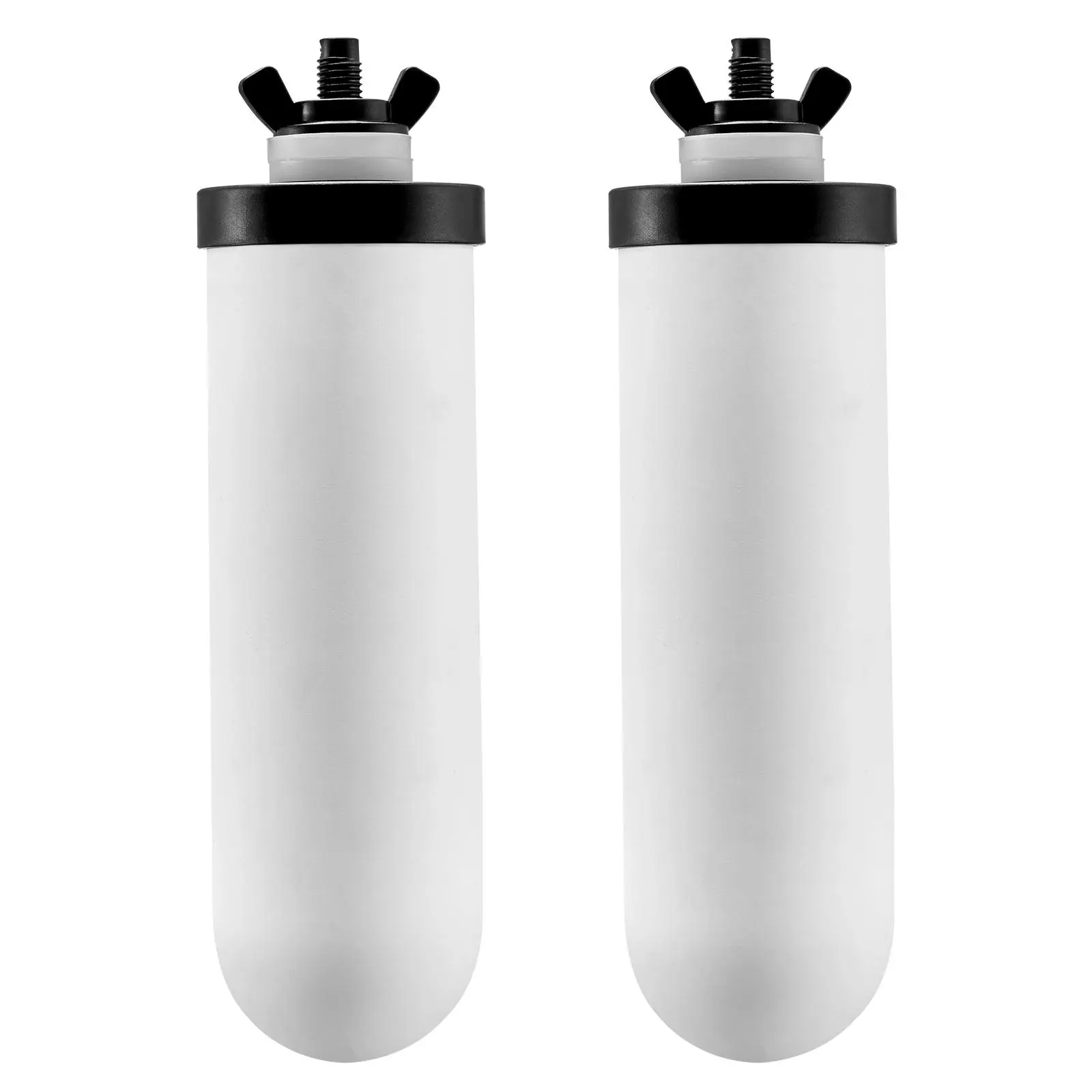 【Summerfinds】VEVOR Water Filters Replacement Purification ElementsCeramic Replacement FiltersEasy to Replace Water FilterGravity Water Filter SystemCompatible with Most BrandsPack of 2White