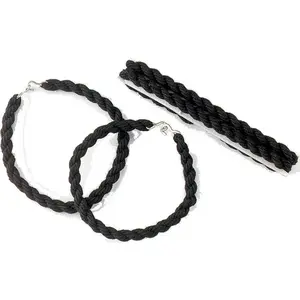 Black - Military Blousing Garter Straps – Elastic Boot Blousing Bands for Uniform Pants