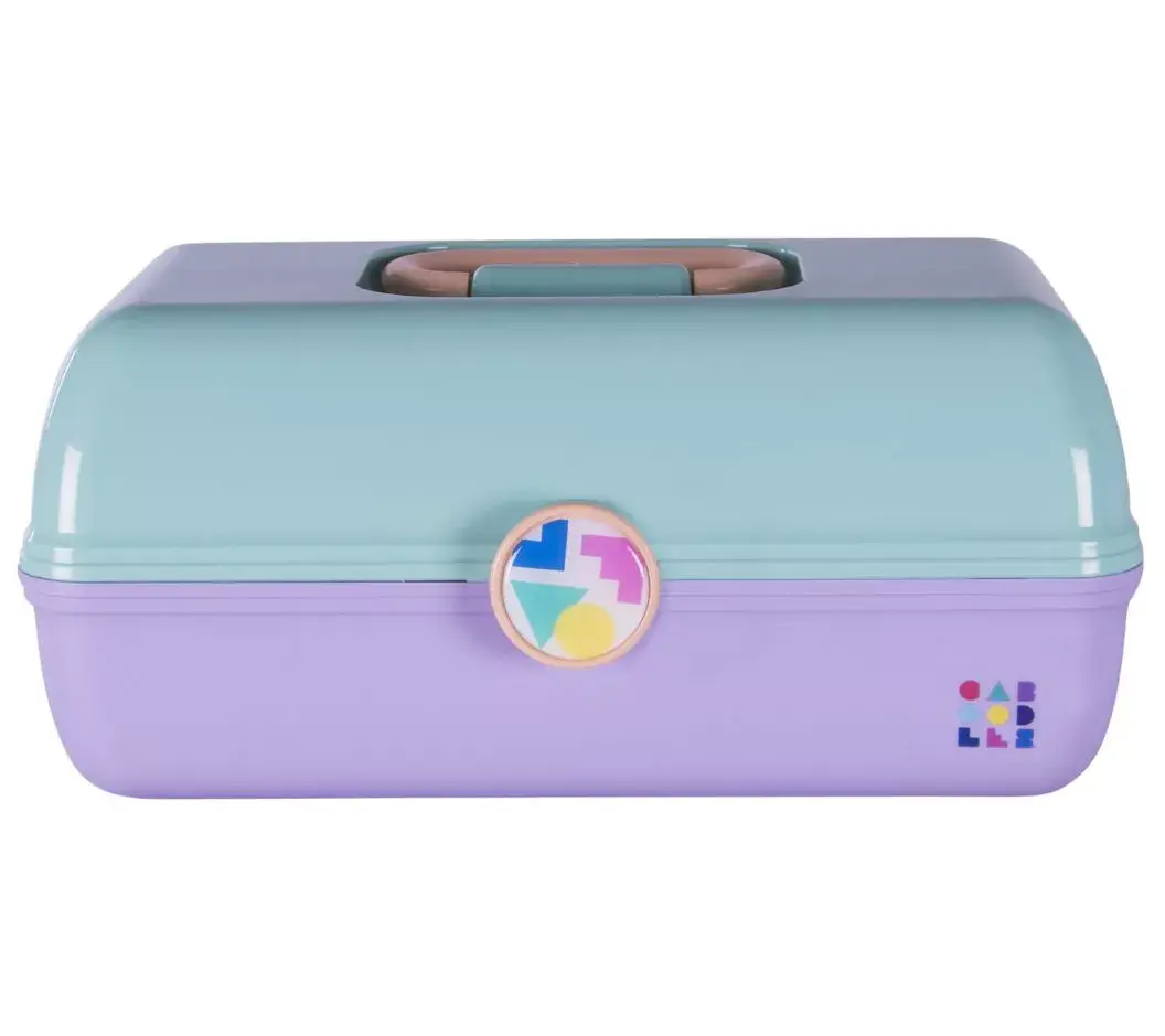 Caboodles Vintage On-The-Go Girl Two-Tone Cosmetic Storage Case