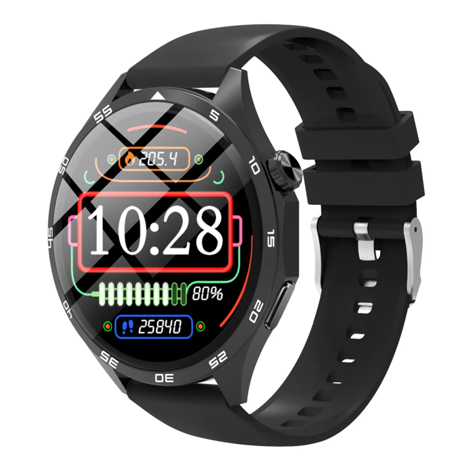 Smart Watch Wireless Calling/messaging, Multi-Sport Modes, Multiple APP Notifications, Unisex Sports Watch, Custom Wallpaper, Android/iOS Compatible