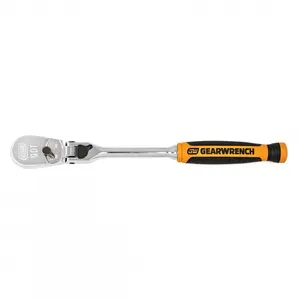 Gearwrench 0.25 in. Drive 90 Tooth Cushion Grip Locking Flex Head Teardrop Ratchet