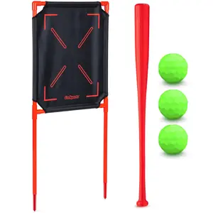 GoSports LotBall Backyard Baseball Bat, Ball and Strike Zone Set