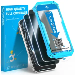 JavoYion 3-Pack Screen Protector for iPhone 17 Pro Max–Crystal Clear, Scratch-Resistant, Ultra-Smooth Touch, Privacy Protection, Easy Installation，9H Tempered Glass