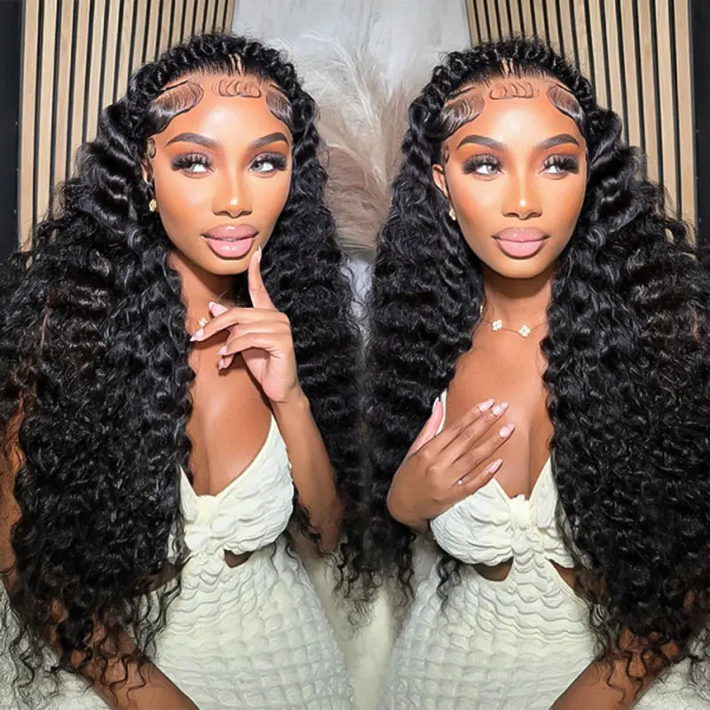[HOT]Alipearl Hair Dutch Pre Braided Deep Wave Stylist Wig Ready To Go Glueless 13x4 Lace Frontal Wig Pre Styled Pre Everything Wig #SummerFinds