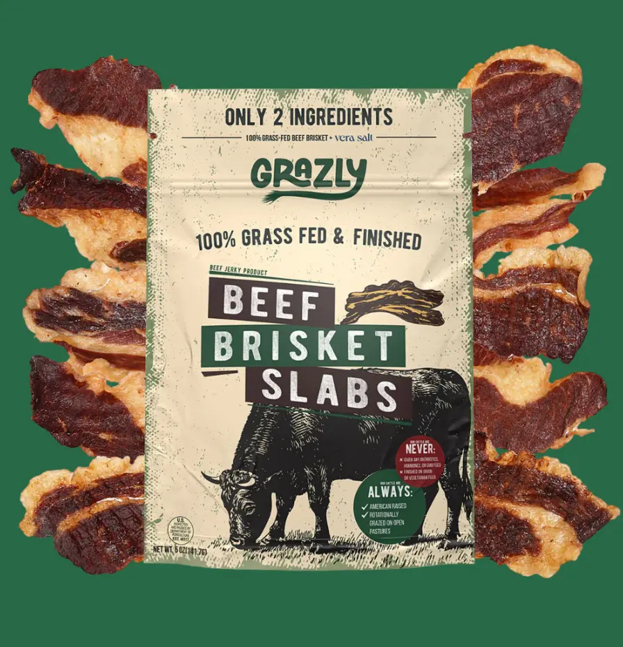 Beef Brisket Slabs - Grazly - 100% Grass-Fed & Finished