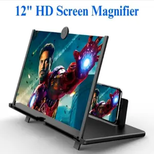 “12” Ultra-HD Mobile Phone Magnifier – Perfect for TV Viewing!   Enhance your mobile viewing experience with this Ultra-HD magnifier, perfect for movie streaming, gaming, and video watching. Enjoy full-screen magnification and eye protection!