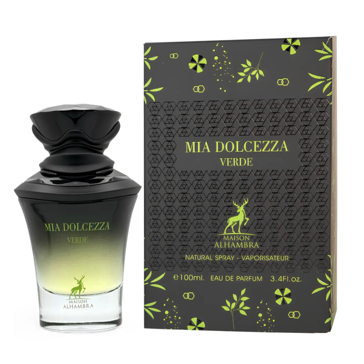 Maison Alhambra Mia Dolcezza Verde for Women Eau de Parfum Spray, 3.4 Ounce