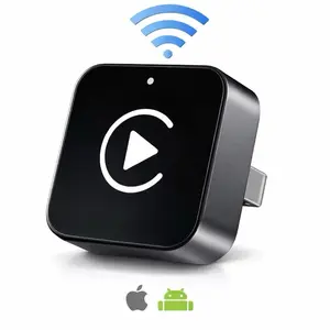 Wireless CarPlay & Android Auto Adapter – Smart Car AI Box 4K Bluetooth GPS