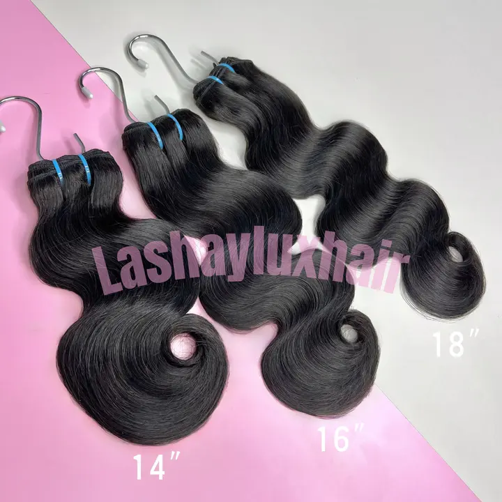 LashayluxHair 3-Bundle Set 100% raw hair