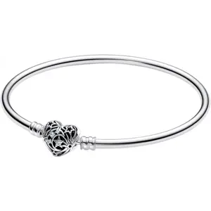 Pandora Moments Celestial Heart Clasp Bangle 593400C01-19