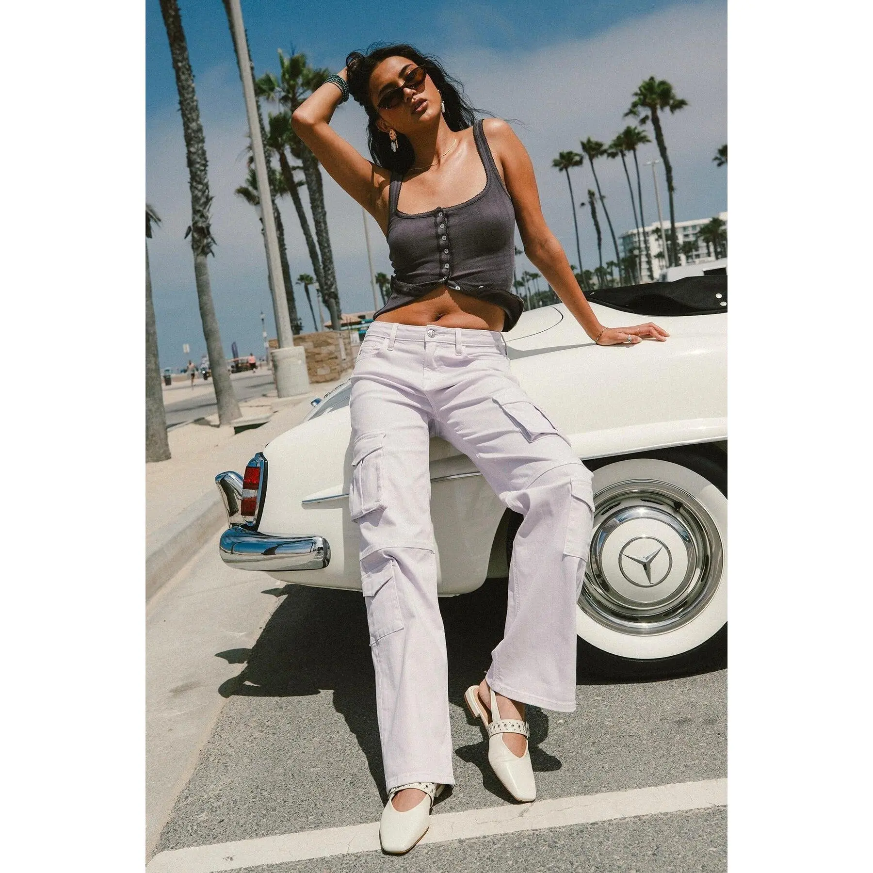 Lilac Cargo Wide Leg Lilac Cargo Wide Leg