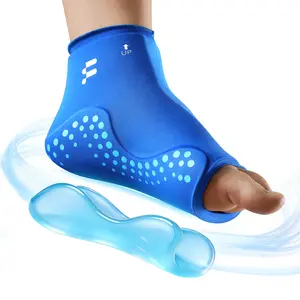 Fitomo Plantar Ice Pack Wrap – Wearable Foot Icepack Experience Hot & Cold Compression Therapy enhanced by 3D Cooling Tech – a Reusable Wrap for Plantar Fasciitis, Achilles Tendonitis, Heel Pain