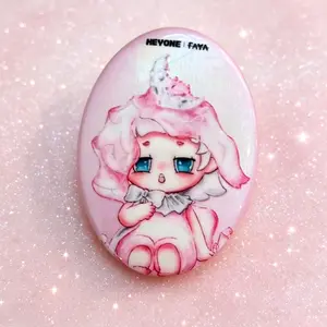 [GIFT ONLY] Heyone FAYA  Emotional bloom Dream Crystal Button Badge