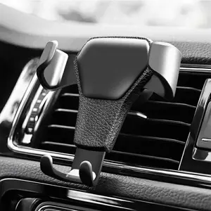 Universal Gravity Auto Phone Holder Car Air Vent Clip Mount Mobile Phone Holder CellPhone Stand Support For iPhone For Samsung Adjustable Cellphone Holder