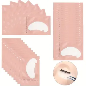 Eyelash Extension Tool Kit, U-Shaped Cut Eye Masks, Eyelid Stickers, Plant False Lashes Tool, Isolation Pads, Water Gel Eye Masks, Beauty Makeup Tool, Eyelash Tools