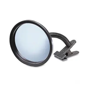 212 MAIN Unisex ICU7 Clip-On 7-in Plexiglass Portable Convex OSHA-Safe Security Mirror, Plastic, for Security Cameras & Systems