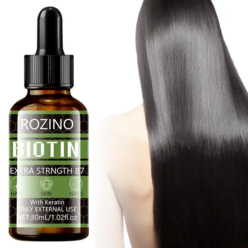 Biotin Keratin Hair Treatment Oil, Hair Care Essential Oil For Strengthening, Smoothing And Moisturizing, Hair Treatment For Daily Use