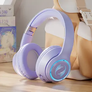 Foldable Wireless Earbuds - Long Battery Life, Wireless Stereo, Soft Ear Pads, TF Card Player - Comfortable, Portable, Suitable For Smartphones And Laptops, USB Type-C Charging, Wireless Gaming Headsets, Wireless Headset Games, Wireless Ear