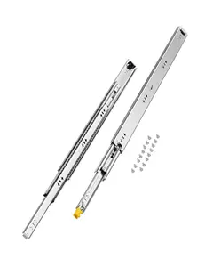 【fathersdaygift】VEVOR 2-Piece Steel Drawer Rails30.71"l & Various Sizes 16-60inGalvanized CoatFull Extension250 lbs Weight ToleranceBall BearingSide MountingLock System Lockable Drawer Slides