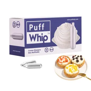 Whipped Cream, 50Pack Whipped Cream 8g for Whipped Cream Dispenser