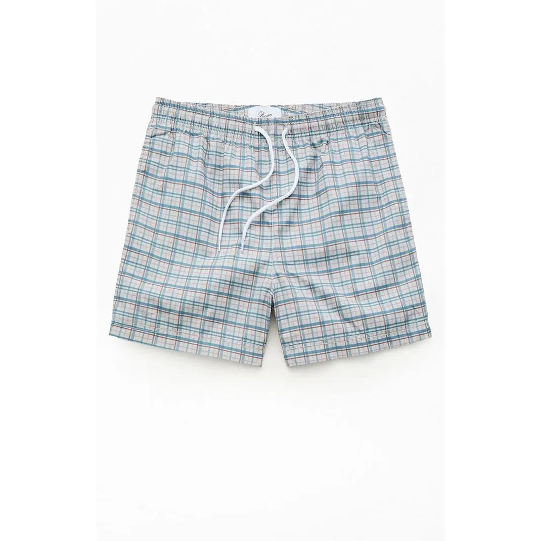 Pacsun Men's Multi Plaid 4.5" Swim Trunks