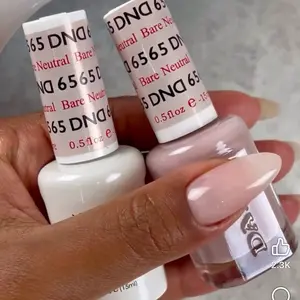 DND 6565 Bare Neutral Gel and Lacquer Duo nail care nail art