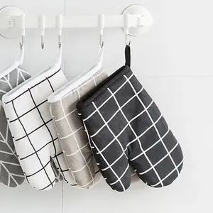 1/2count Kitchen Baking Gloves Microwave Oven Gloves High Temperature Resistant And Insulated Gloves Oven Gloves Heat Resistant Glo Oven Mitts