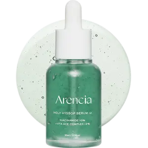[Arencia Official] Holy Hyssop Glow Serum 12 - Hydrating Formula with Niacinamide & Vitamin A for Brightening, Moisturizing, and Hydrating Skin