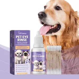 Dog and Cat Eye Wash | Eye Drops for Dogs and Cats to Flush and Soothe Eye Irritations, Dog Tear Stain Cleaner, Safe for All Animals