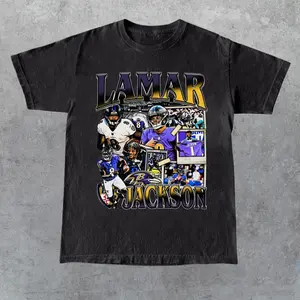 Lamar Jackson Graphic Tee, Unisex Shirt, Gift For Fans