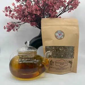 Organic Marshmallow Root Tea Blend Organic blend of marshmallow root, licorice root, peppermint Beverage Natural