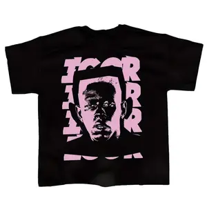 "Igor" Letter Print Casual Graphic Tee, Short Sleeve Round Neck Summer TShirt, Comfortable Gym Outdoor Streetwear, Machine Washable Men'S Fashion Top